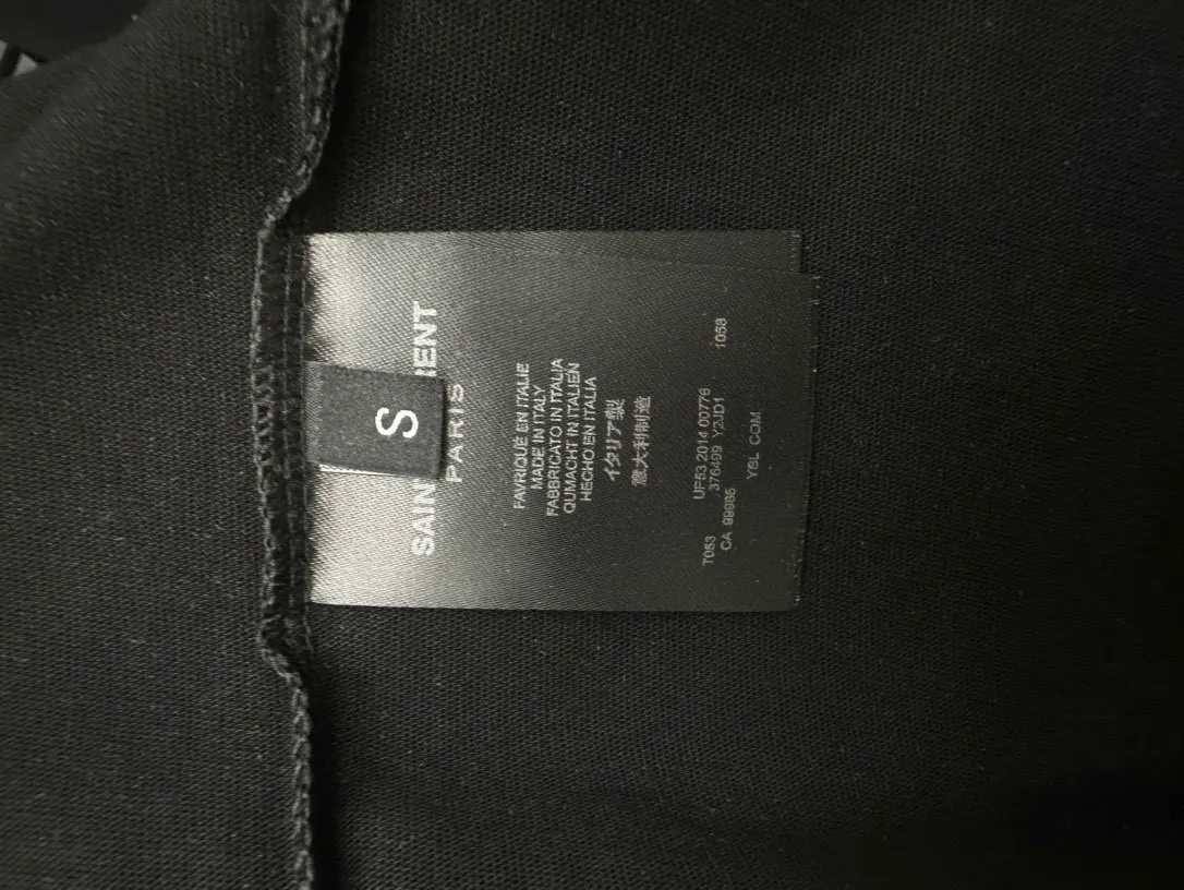 【YSL】 25ss t ， ， ， ， Versatile。 ，280 ， 。 ， Same Style ， 。 ：Black White Size：S-XXL